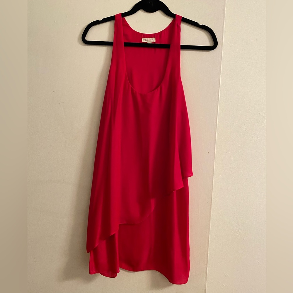 Silence + noise pink Racerback dress Size M